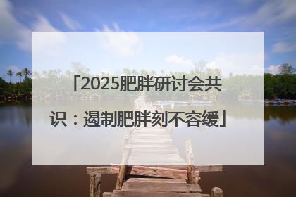 2025肥胖研讨会共识：遏制肥胖刻不容缓