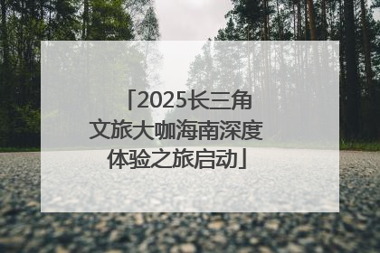 2025长三角文旅大咖海南深度体验之旅启动