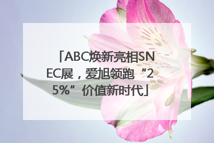 ABC焕新亮相SNEC展，爱旭领跑“25%”价值新时代