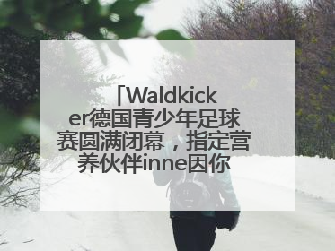 Waldkicker德国青少年足球赛圆满闭幕，指定营养伙伴inne因你陪伴少年前行